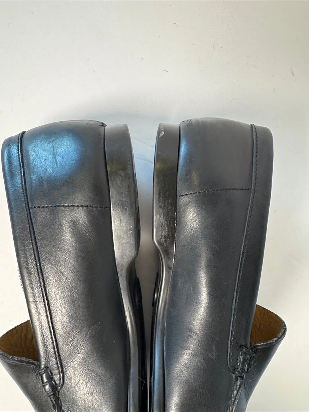 CHURCH'S VTG? Men's Classic Black Leather Slip-On Loafers Minimal UK 9.5 US 10.5